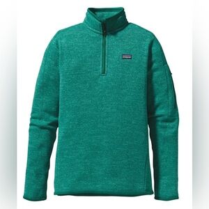 Women’s Patagonia XS 1/4 Zip Better Sweater in Light Aquarium/Teal
